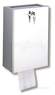Delabie Dispensers -  Delabie Hygienic Bag Dispenser And Container Stainless Steel