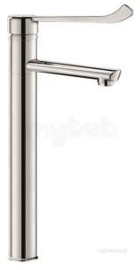 Delabie Brassware -  Delabie Ep Mixer High Fixed Spout H300 L160mm Hygiene Lever