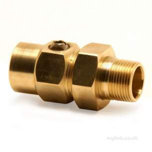 Broen Ballofix Valves -  Ballofix 5060 Ba 3/4 Inch Mxf Valve Brass