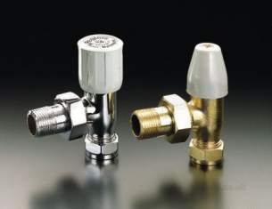 Terrier and Belmont Radiator Valves -  Belmont 97wh 15mm/1/2 Inch Angle Brass