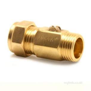 Broen Ballofix Valves -  Ballofix 3375 Ya 15mm X 1/2 Inch Mi Valve Brass