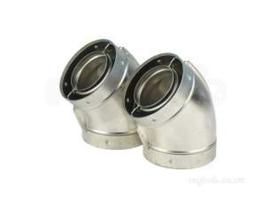 Worcester Bosch Boiler Spares -  Worcester 77161910140 45 Flue Kit