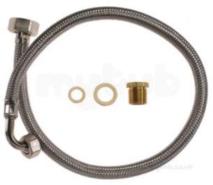 Worcester Boiler Spares -  Worcester 87161405570 H/flow Braided Hose