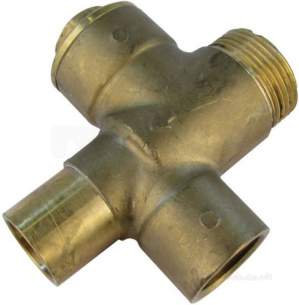 Imi Water Heating Spares -  Powermax P751 Strainer Tee 20 I/m