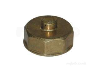 Cooker Hoses Catering Spares -  Brass 1inch Meter Sealing Nut