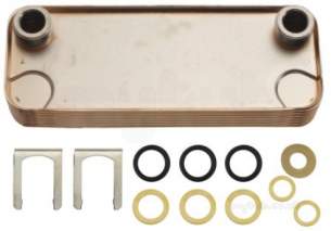 Worcester Bosch Boiler Spares -  Worcester 87161429020 Dhw Heat Exchanger