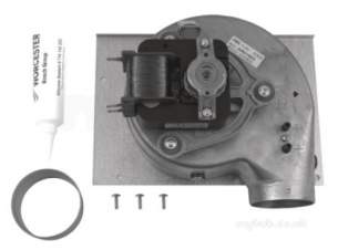 Worcester Boiler Spares -  Worcester 87161202820 Fan Assembly Wffb0221-037