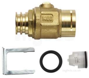 Worcester Bosch Boiler Spares -  Worcester 87161424340 Isolating Valve 22mm