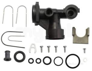Worcester Bosch Boiler Spares -  Worcester 87161050930 Flow Manifold