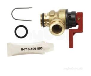 Worcester Bosch Boiler Spares -  Worcester 87161064310 Pressure Relief Valve