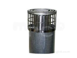 Valor Gas Fire Spares -  Valor 0513289 20inch Flue Terminal
