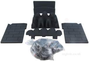 Valor Gas Fire Spares -  Valor 0574649 Ceramics And Fitments Set