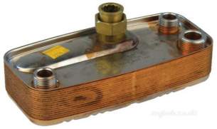 Worcester Bosch Boiler Spares -  Worcester 87161111390 Plate Heat Exchanger