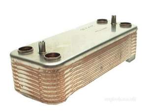 Vokera Boiler Spares -  Vokera 8037 Domestic Heat Exchanger