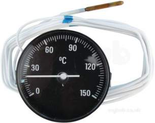 Hoval Farrar Ltd -  Hoval 241232 Std Round 0-150c Temp Gauge