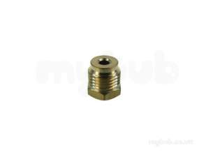 Vokera Boiler Spares -  Vokera 0216 Brass Nut/seal 0722