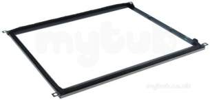 Focal Point Fires Gas Spares -  Focal F960001 Glass Assy Robax-p23