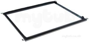 Focal Point Fires Gas Spares -  Focal F960001 Glass Assembly Robax-p23