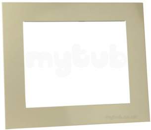 Focal Point Fires Gas Spares -  Focal F820087 Frame-ivory