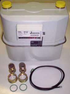 Elster Jeavons Gas Meters -  G6 P 1inch Diaphragm Gas Meter Cw Pulse