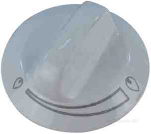 Electrolux Group Cooker Spares -  Distriparts 3114080058 Grill Knob White