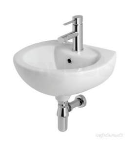 Eastbrook Sanitary Ware -  Eastbrook 27.0721 Ferarra Basin 450 One Tap Hole Wh