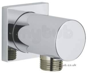 Grohe Shower Valves -  Grohe Minimalist 27076000 Elbow Square Plate
