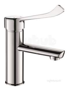 Delabie Basin Mixers -  Delabie Ep Basin Mixer Spout H85mm No Waste Long Lever