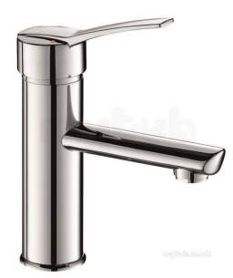 Delabie Basin Mixers -  Delabie Ep Basin Mixer H85mm No Waste Solid Lever