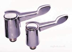 Plumb Center Tap Restorers -  Center Brand Tc58070 Chrome Restorer 13 Mm Metal Lever Handle Set