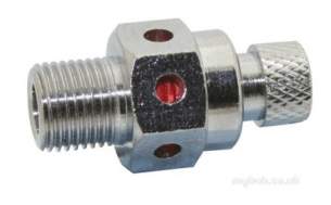 Air Eliminators and Seperators -  1/8 Inch Midbras Chrome Air Eliminator