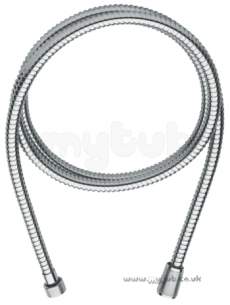 Grohe Tec Brassware -  Grohe Relexa Metalflex 28140 2000mm Hose Cp 28140000