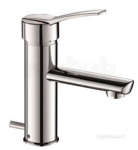 Delabie Basin Mixers -  Delabie Bioclip Ep Basin Mixer H85mm Plus Waste Solid Lever