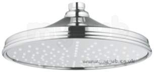 Grohe Shower Valves -  Grohe Grohe 28369 Rainshower Head Traditon Cp 28369000