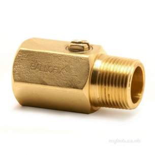 Broen Ballofix Valves -  Ballofix 3310 Ya 1/2 Inch Mxf Valve Brass