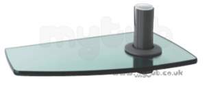 Grohe Shower Valves -  Grohe 28549 Acrylic Shelf For Rail Cp 28549000