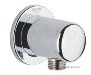 Grohe Shower Valves -  Grohe Relexa 28671 Outlet Elbow Chrome Plated 0.5 Inch