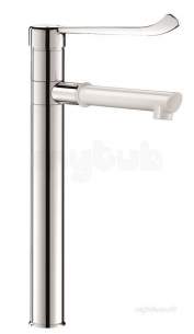 Delabie Brassware -  Delabie Mixer With Bioclip Swivel Spout H300 Plus 1 Disposable Spout
