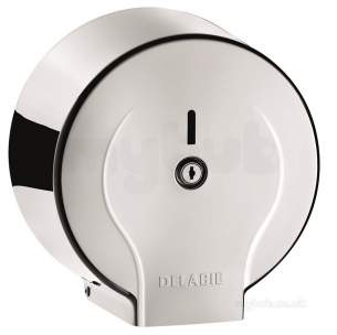 Delabie Dispensers -  Delabie Toilet Paper Dispenser 200m Polished 304 Stainless Steel