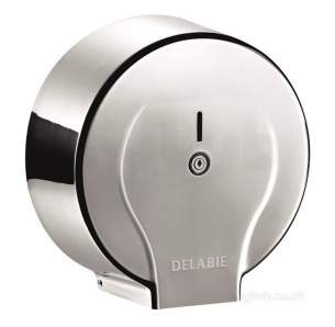 Delabie Dispensers -  Delabie Toilet Paper Dispenser 400m Polished 304 Stainless Steel