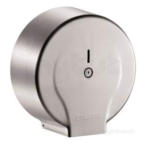 Delabie Dispensers -  Delabie Toilet Paper Dispenser 400m 304 Stainless Steel Satin Finish