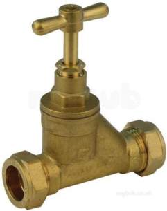 Compression Stop Cocks -  Midbras 22mm Cxc Brass Stopcock Bs1010
