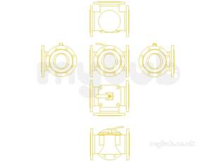 Danfoss Motorised Control Valves -  Danfoss Hfe3 Pn6 Rotary Ctrl Valve 5 065z043600