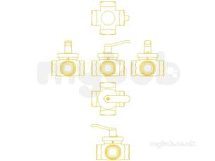 Danfoss Motorised Control Valves -  Danfoss Hrb4 Pn10 Rotary Ctrl Vlv 11/2 065z041600