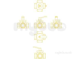 Danfoss Motorised Control Valves -  Danfoss Hre4 Pn6 Rotary Ctrl Vlv 11/2 065z042600
