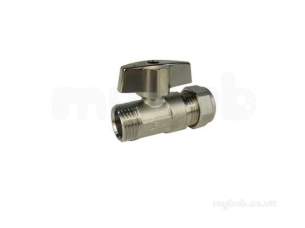 Isolating Valves -  15mm Np Isolating Valve C/w Handle