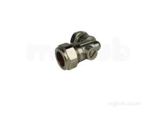 Isolating Valves -  15mm X 1/2 Inch Np Angled Isolating Valve