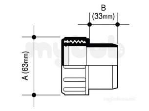 Osma Above Ground Drainage -  2m292e Olive Osma 50mm Access Plug