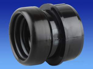 Osma Above Ground Drainage -  Osma 2s399b Black 40mm Boss Sckt Adaptor