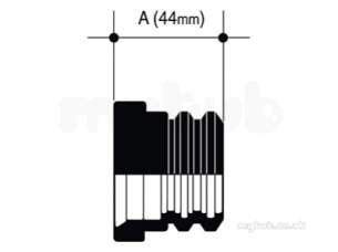 Osma Above Ground Drainage -  2z347g 2 X 1 1/4 Rubber Reducer 2z347 G